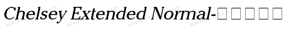 Chelsey Extended Normal字体转换